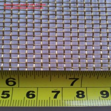 brass woven wire mesh 8 used by architects and interior designers for offices, hotels, kitchens, cabinets, and facade decoration.