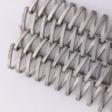 flexible architectural wire mesh from galvanised stainless steel flat wire